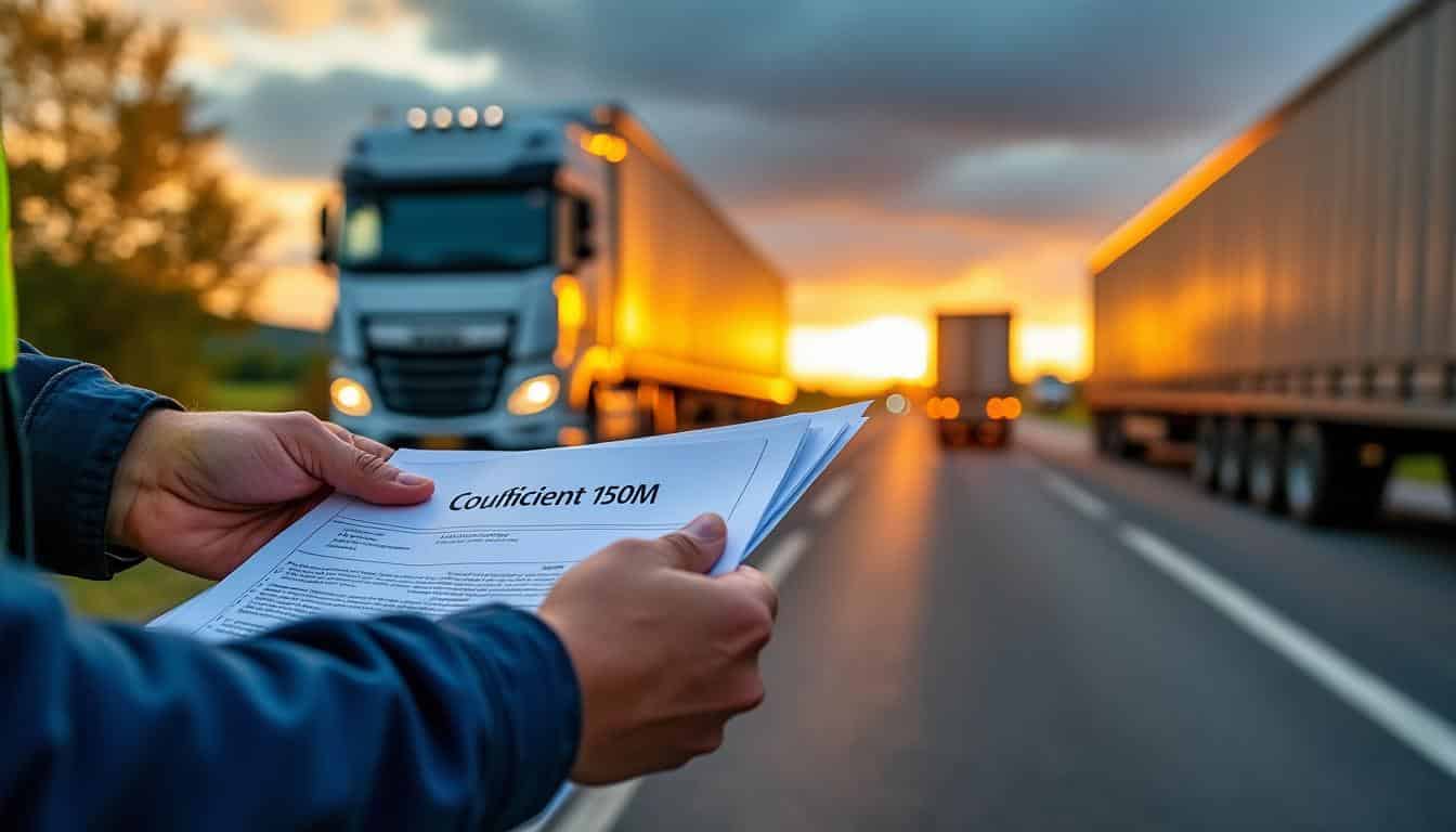 Illustration: Comprendre la classification officielle du coefficient 150 M dans le transport routier