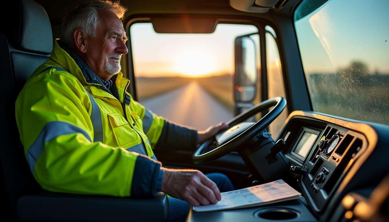 Le congé de fin d’activité du routier retraite : guide complet