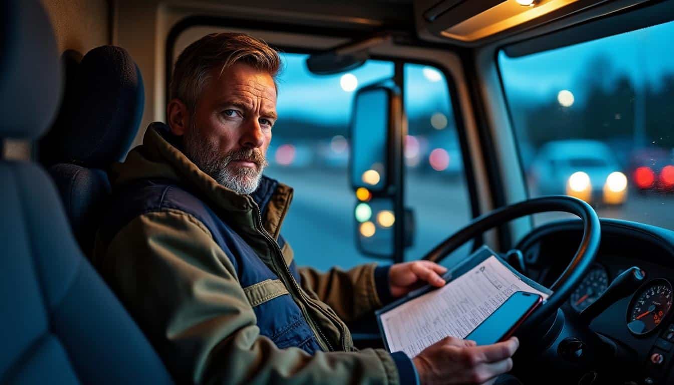 Illustration: Comprendre le temps de travail et les heures supplémentaires dans le transport routier