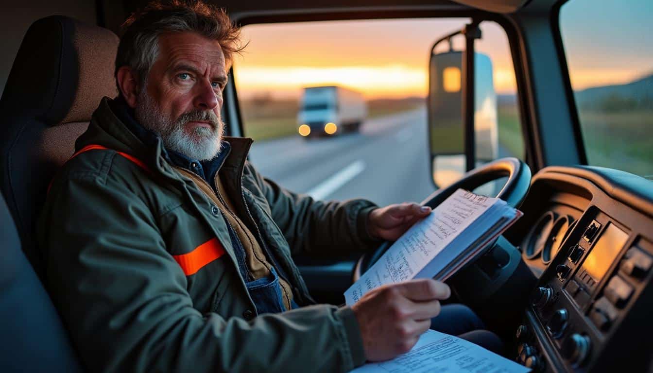 Illustration: Plongée dans le cadre légal des heures supplémentaires dans le transport routier