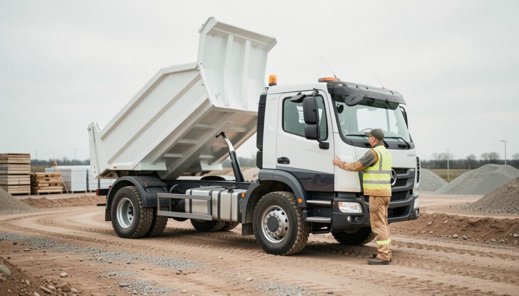 Camion de chantier : bien choisir sa benne TP