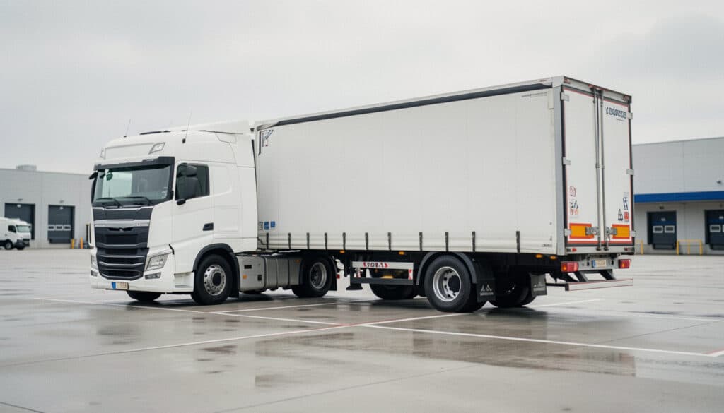 Dimensions d’un camion-remorque, volume et limites