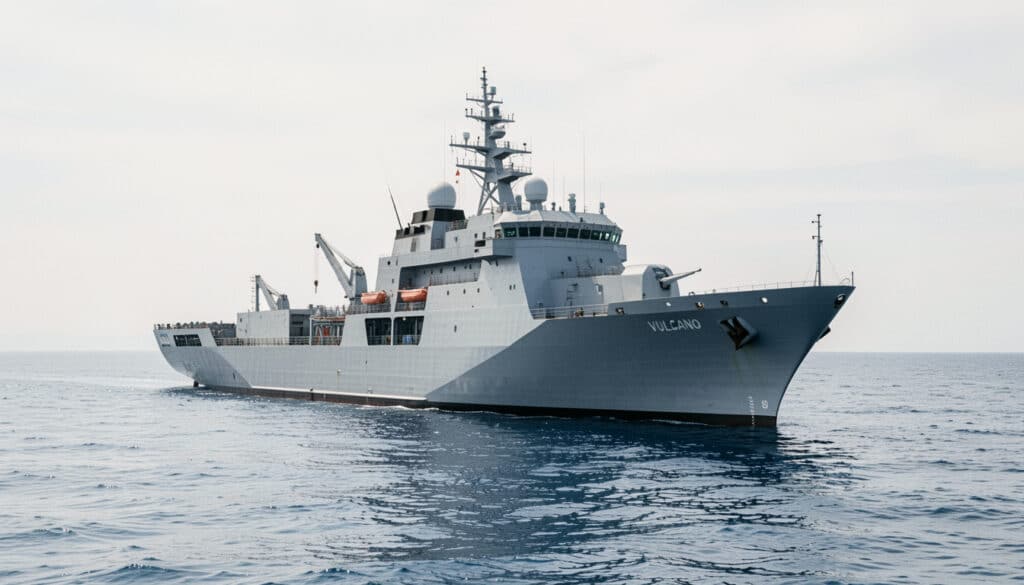 Le navire de soutien logistique de classe Vulcano
