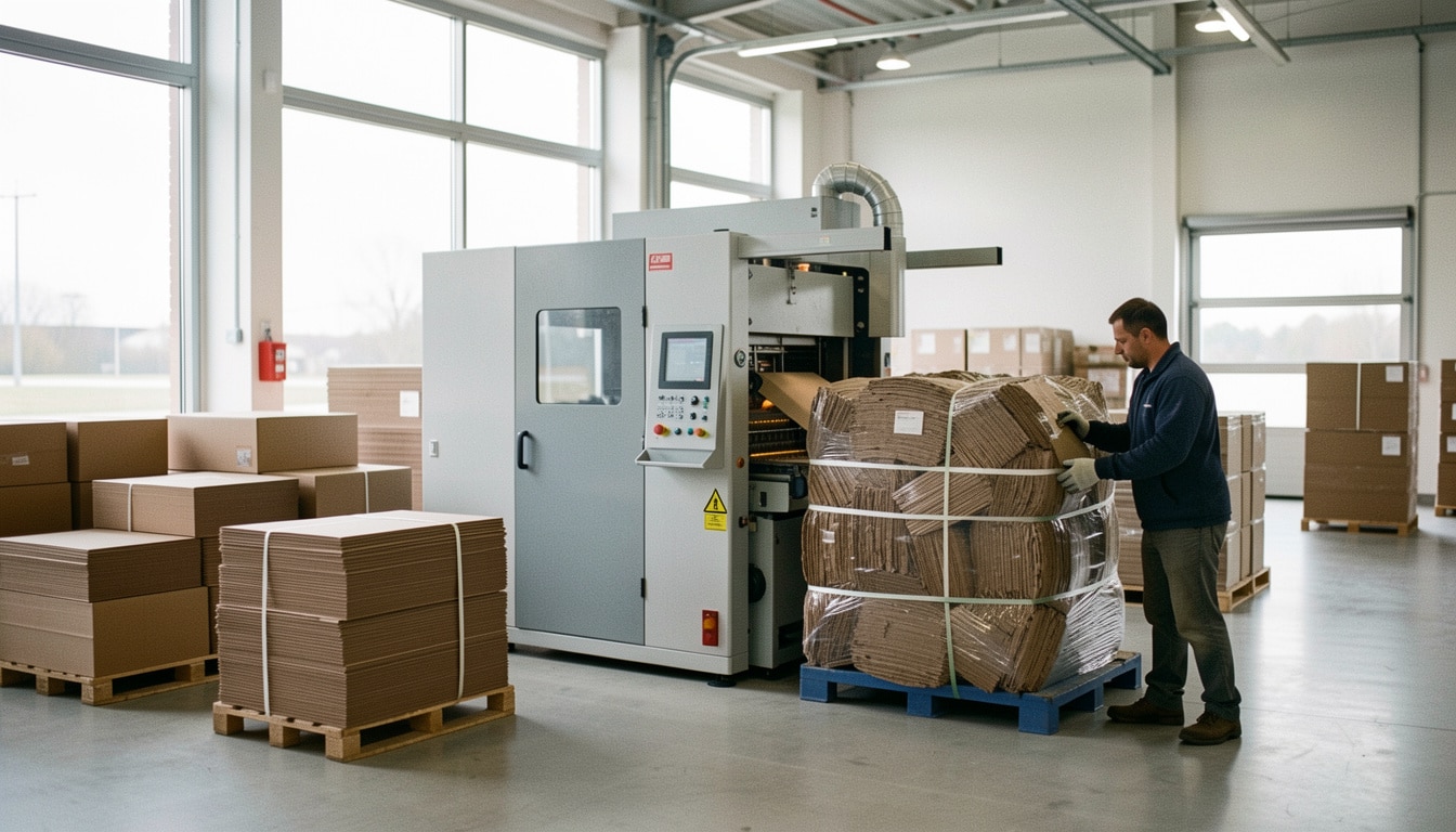 Presse à balles pour carton : fonctionnement et choix