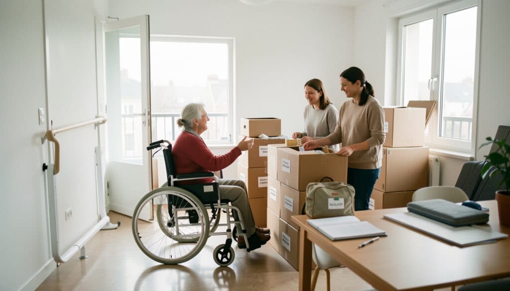 Aides au déménagement pour une personne handicapée