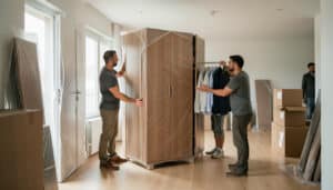 Carton penderie et transport d’armoire sans dommage
