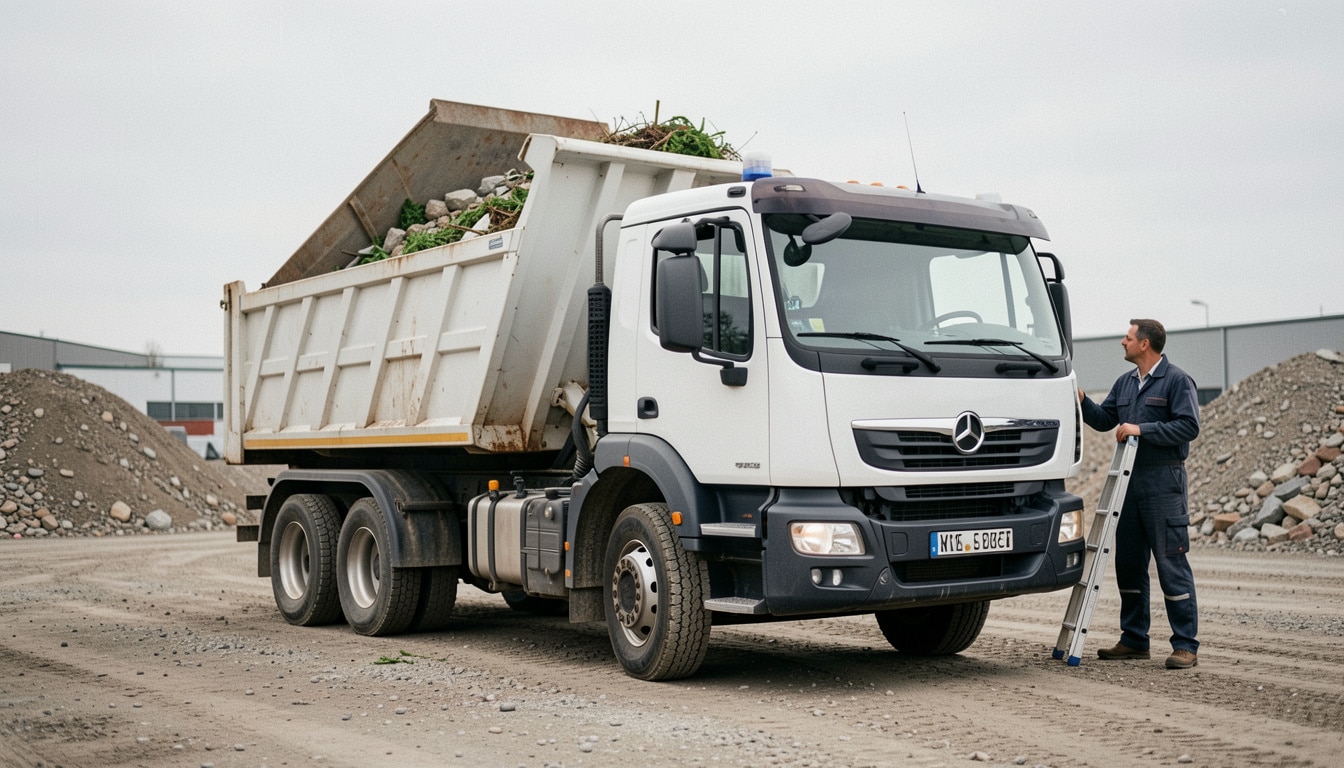 Camion-benne de 3,5 t : usages, choix et entretien
