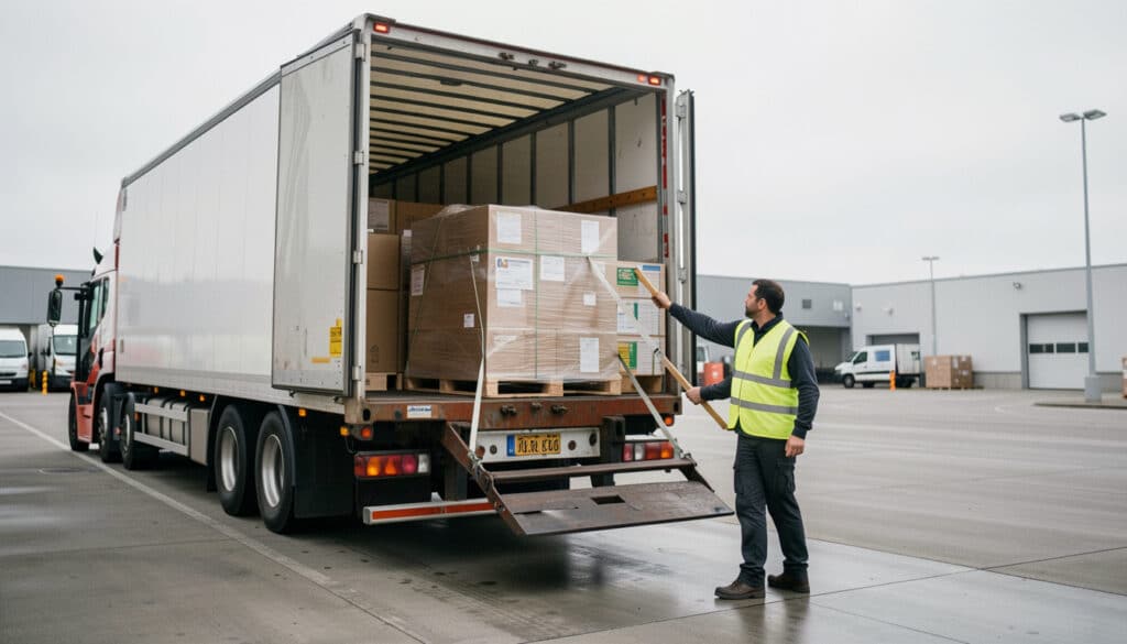 Chargement des camions : sécurité, arrimage et règles
