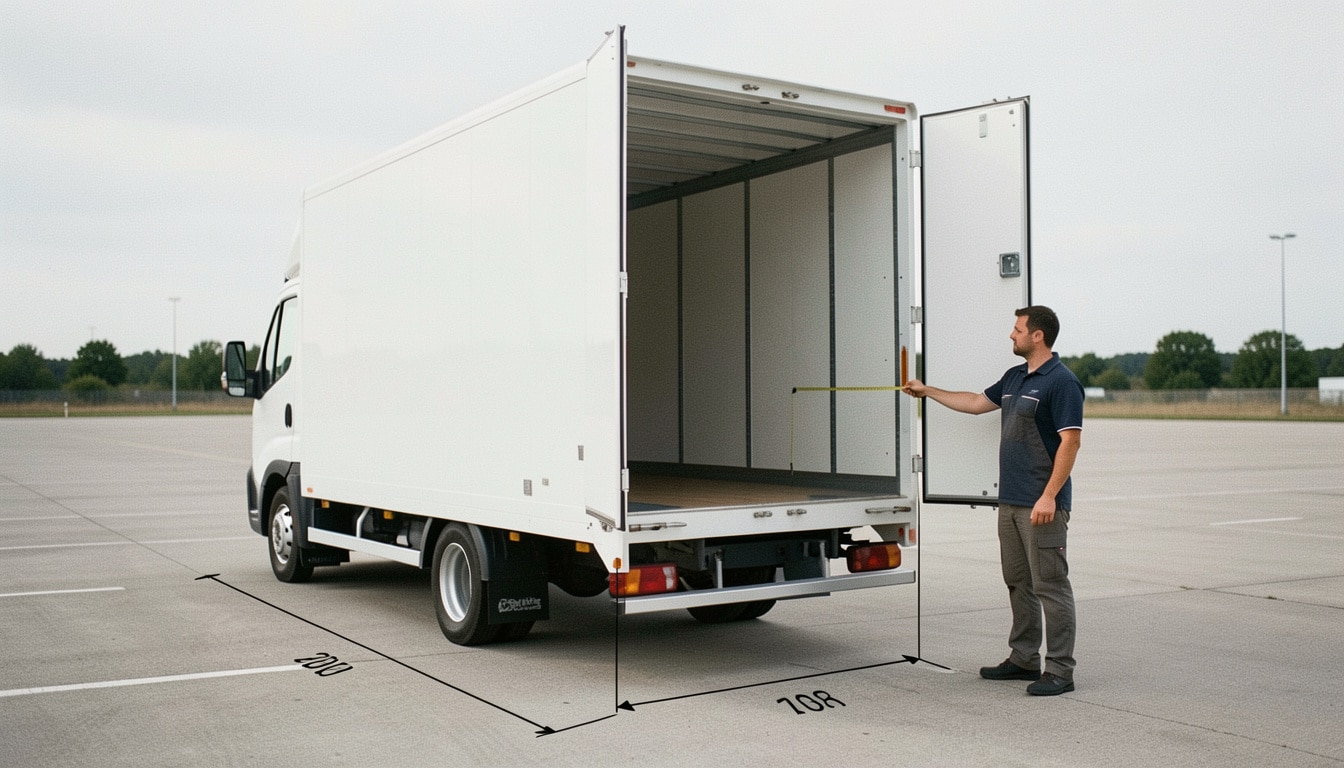 Dimensions d’une caisse de 20 m³ et volume utile