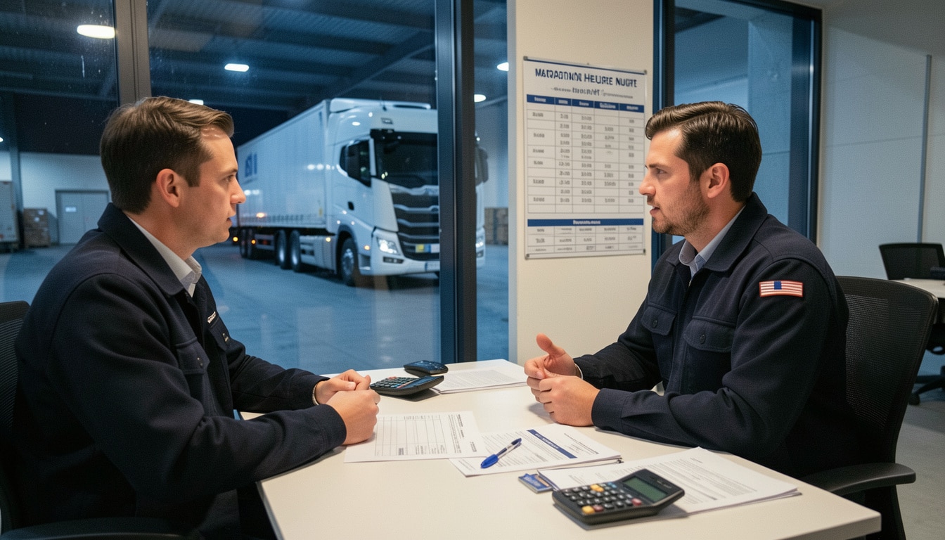 Majoration des heures de nuit dans le transport