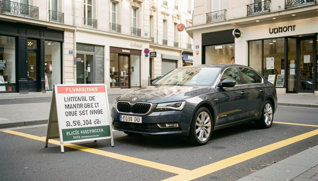 Peut-on se garer sur une place de livraison le dimanche ?