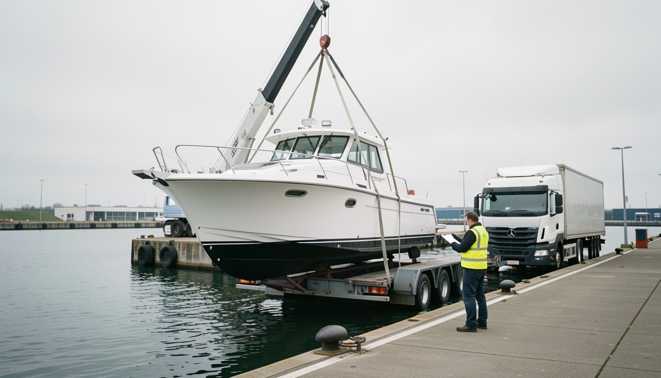 Transport d’un bateau : options, coûts et convoyage